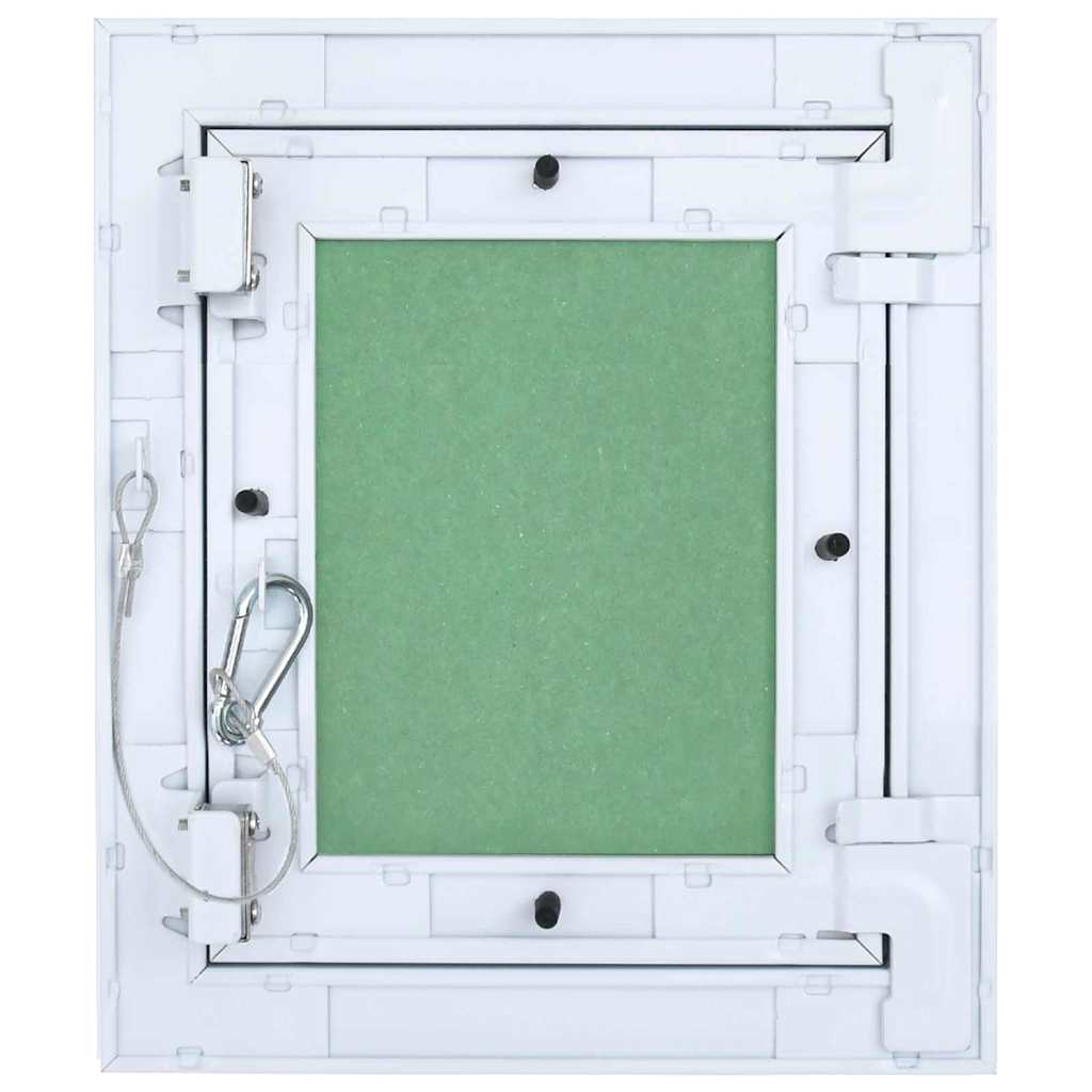 Pannello di Accesso Verde e Argento 25 x 30 cm Alluminio e Cartongesso