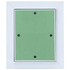 Pannello di Accesso Verde e Argento 25 x 30 cm Alluminio e Cartongesso