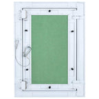Pannello di Accesso Verde e Argento 25 x 35 cm