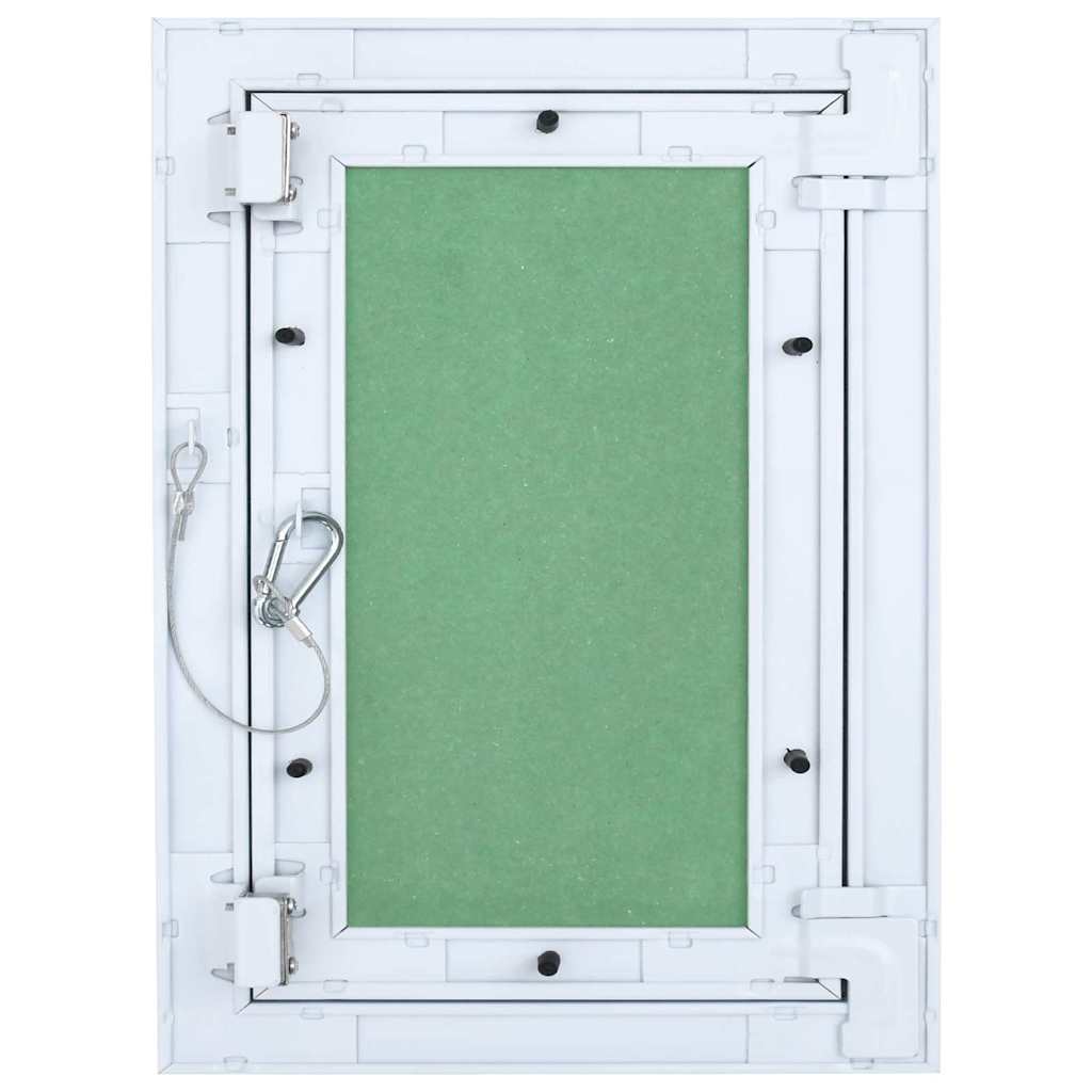Pannello di Accesso Verde e Argento 25 x 35 cm