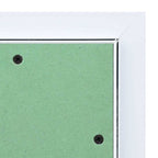 Pannello di Accesso Verde e Argento 30 x 30 cm in Alluminio e Cartongesso