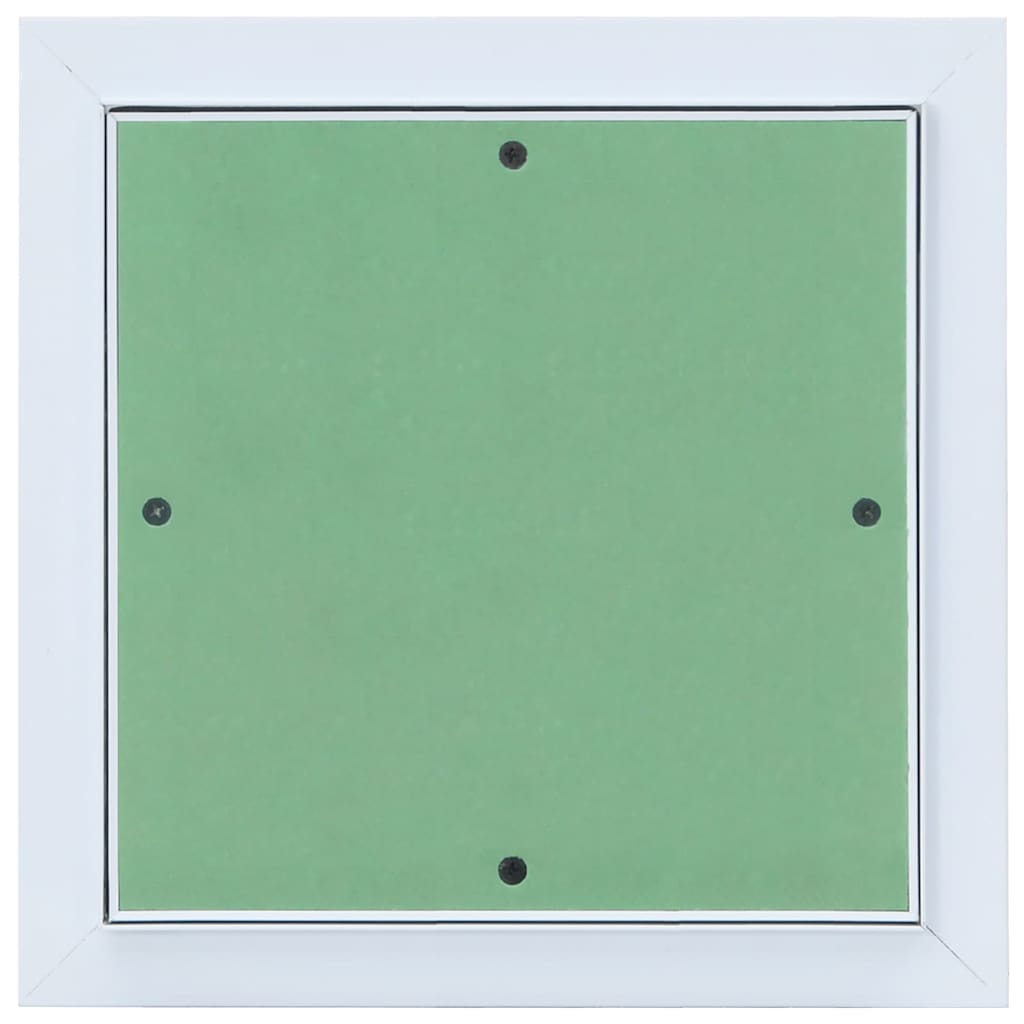 Pannello di Accesso Verde e Argento 30 x 30 cm in Alluminio e Cartongesso