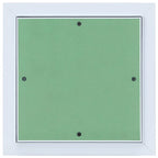 Pannello di Accesso Verde e Argento 30 x 30 cm in Alluminio e Cartongesso