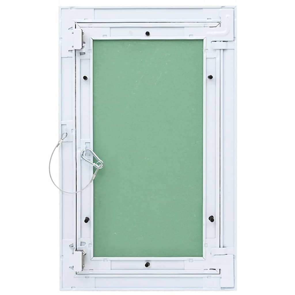 Pannello di Accesso Verde e Argento 30 x 45 cm