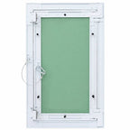 Pannello di Accesso Verde e Argento 30 x 45 cm