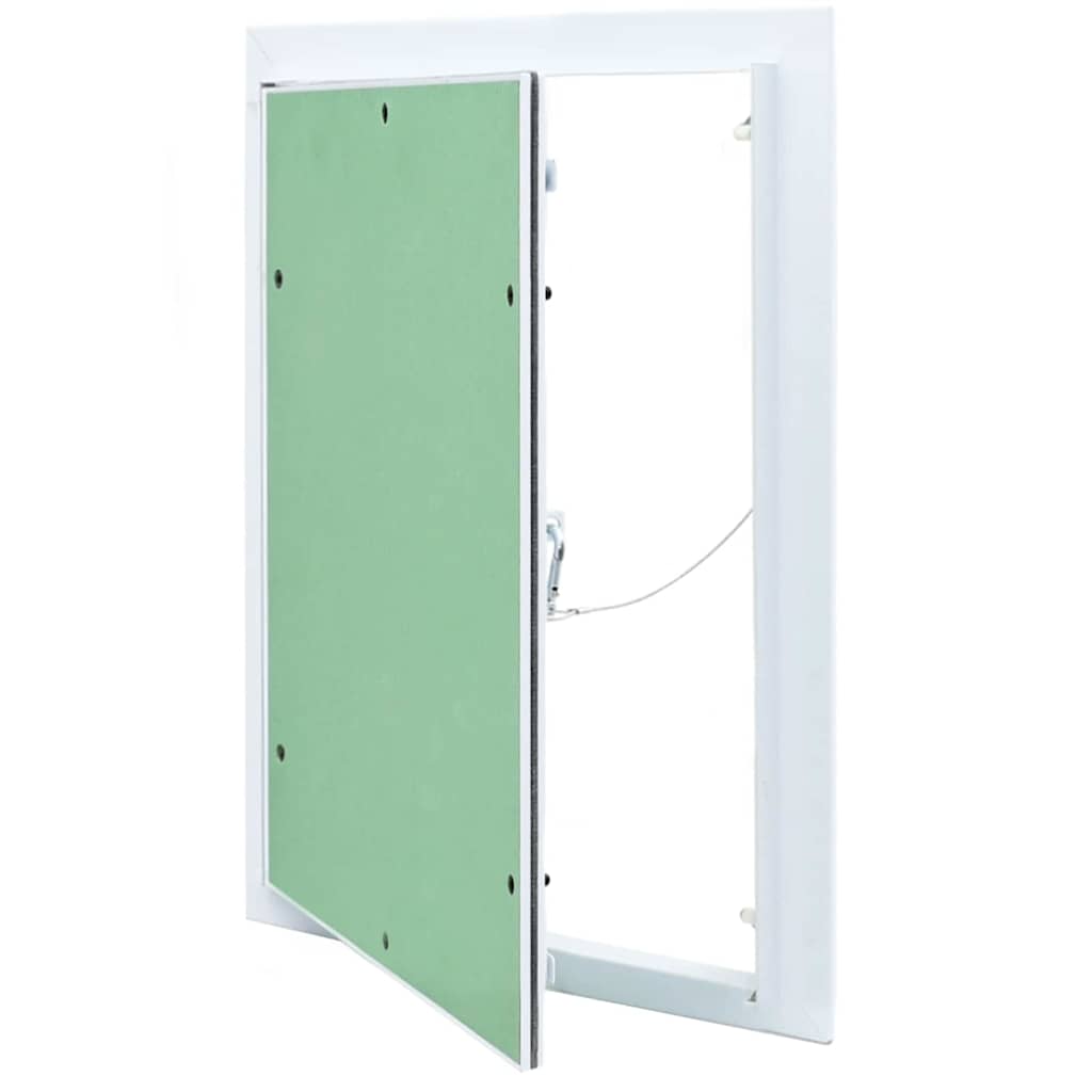 Pannello di Accesso Verde e Argento 35 x 45 cm