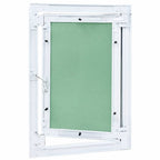 Pannello di Accesso Verde e Argento 35 x 45 cm