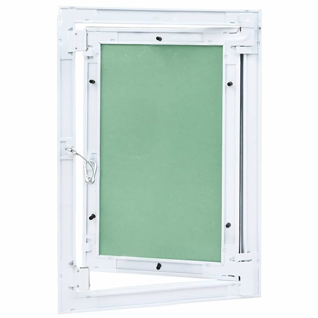 Pannello di Accesso Verde e Argento 35 x 45 cm