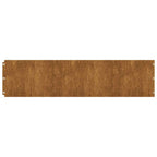 Bordure per Prato 20 pz 25x103 cm Flessibile Acciaio Corten