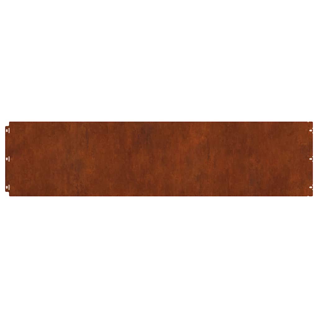 Bordure per Prato 20 pz 25x103 cm Flessibile Acciaio Corten