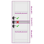 Porta Interna ORKDAL Bianco Primato 83 x 211 cm