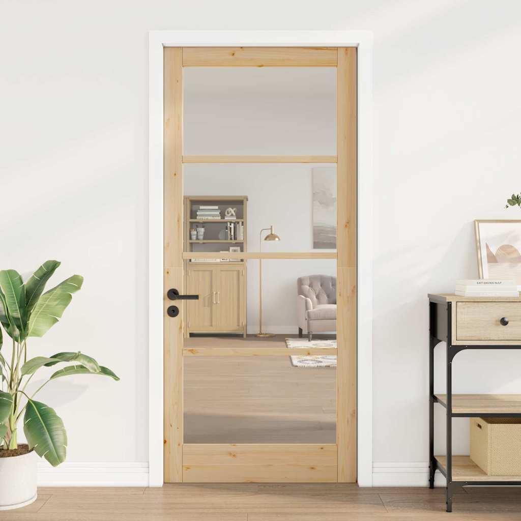 Porta Interna ORKDAL Marrone 93 x 211 cm
