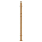 Cancello da giardino 100x125 cm in acciaio corten design tagliato al laser