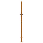 Cancello da giardino 100x175 cm in acciaio corten con design tagliato al laser