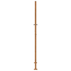 Cancello da giardino 100x200 cm in acciaio corten design tagliato al laser