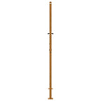 Cancello da giardino 100x175 cm in acciaio corten design ondulato