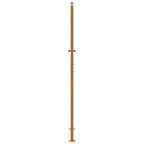 Cancello da giardino 100x200 cm in acciaio corten design ondulato