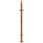 Cancello da giardino 100x100 cm in acciaio corten con design a fiamma