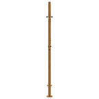 Cancello da giardino 100x150 cm in acciaio corten con design a fiamma