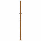 Cancello da giardino 100x175 cm in acciaio corten con design a fiamma