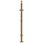 Cancello da giardino 100x100 cm in acciaio corten con design a croce