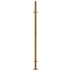 Cancello da giardino 100x150 cm in acciaio corten con design a croce