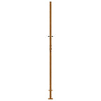 Cancello da giardino 100x200 cm acciaio corten design a croce