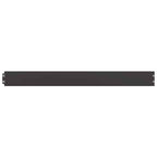 Bordure per Prato 10 pz Nere Acciaio Laminato a Freddo