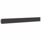 Bordure per Prato 10 pz Nere Acciaio Laminato a Freddo