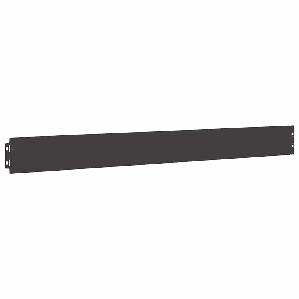 Bordure per Prato 10 pz Nere Acciaio Laminato a Freddo