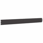 Bordure per Prato 10 pz Nere Acciaio Laminato a Freddo