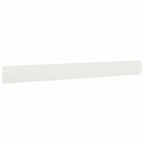 Bordure per Prato 10 pz Bianche Acciaio Laminato a Freddo