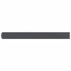 Bordure per Prato 10 pz Antracite Acciaio Laminato a Freddo