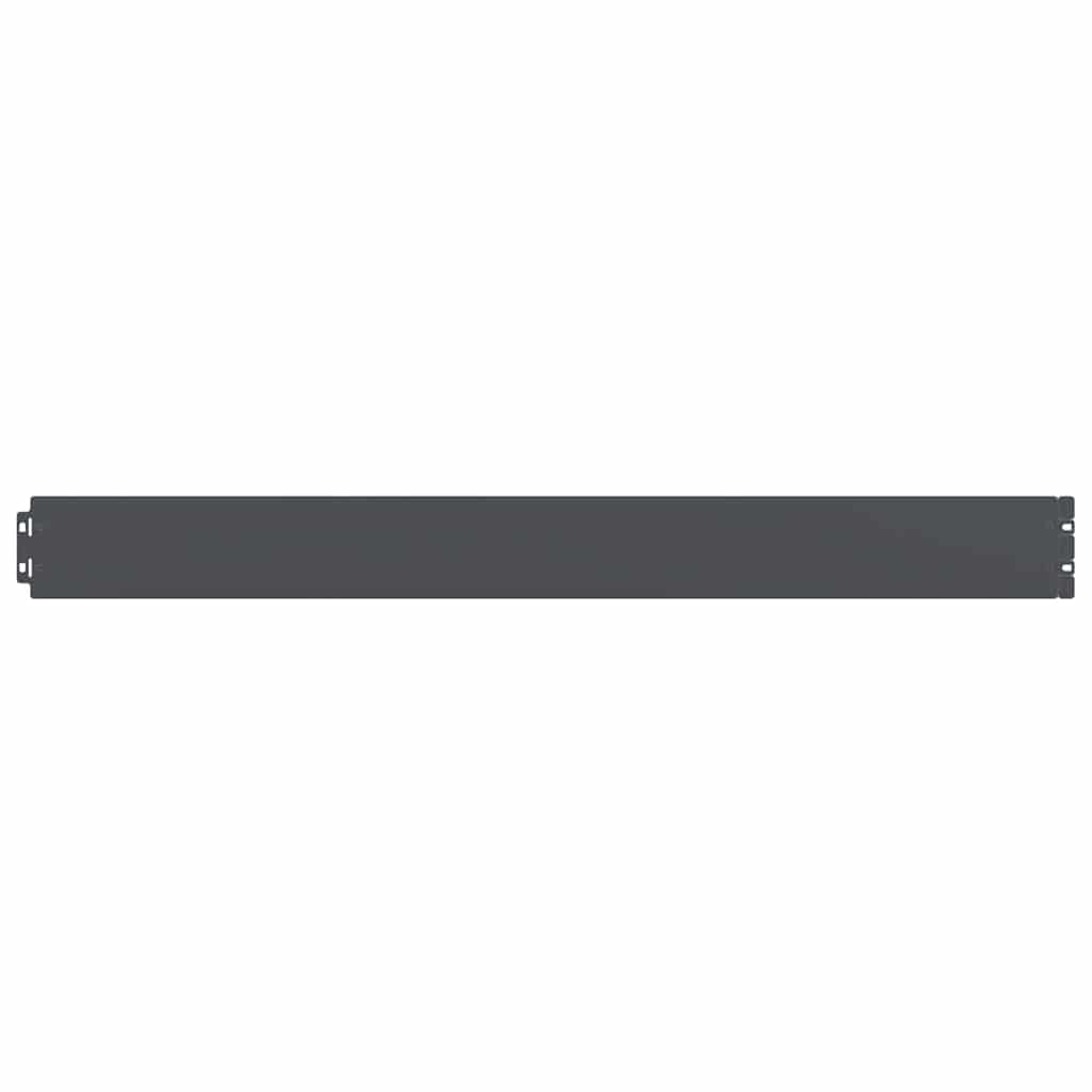 Bordure per Prato 10 pz Antracite Acciaio Laminato a Freddo