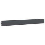 Bordure per Prato 10 pz Antracite Acciaio Laminato a Freddo
