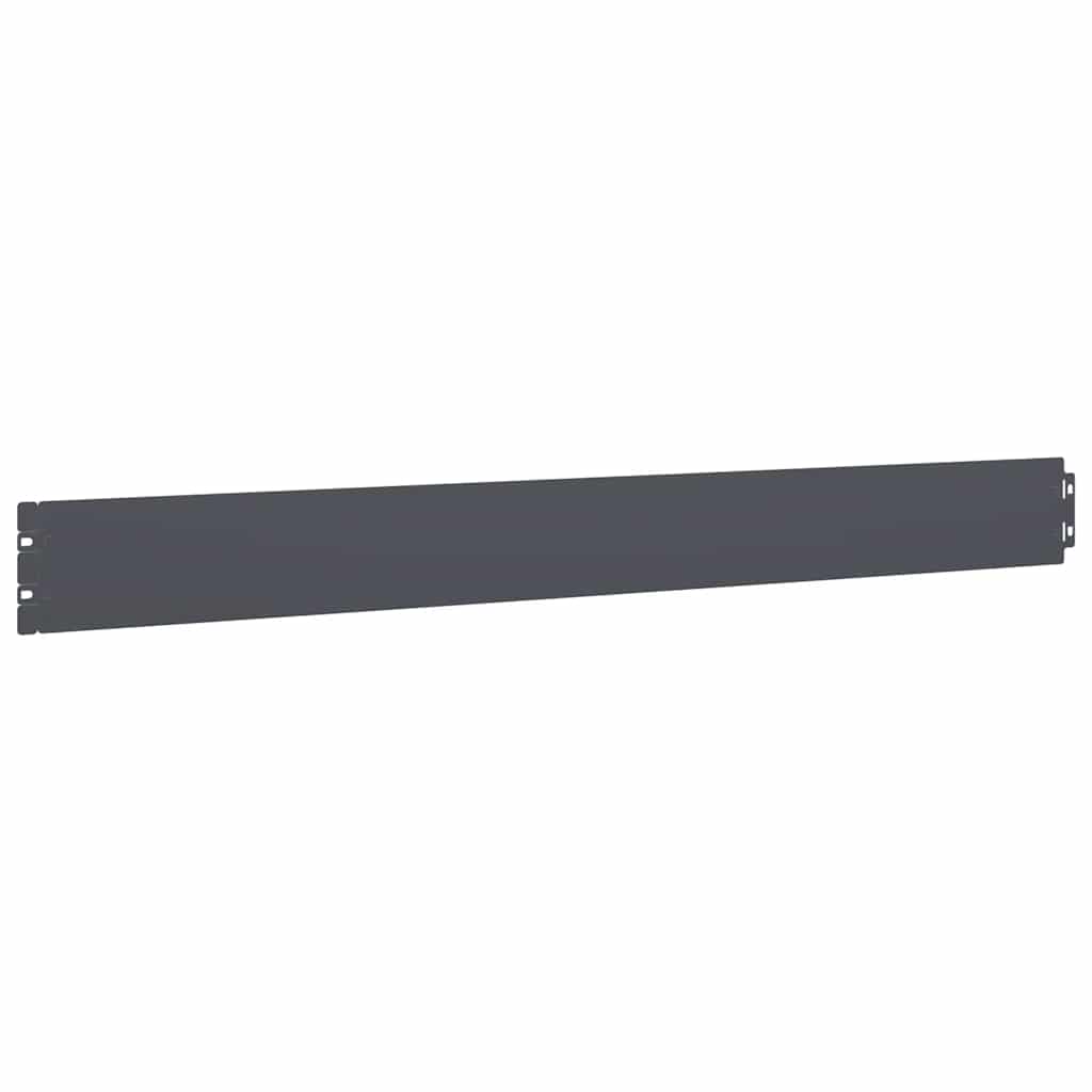 Bordure per Prato 10 pz Antracite Acciaio Laminato a Freddo