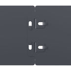 Bordure per Prato 10 pz Antracite Acciaio Laminato a Freddo