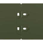 Bordure per Prato 10 pz Verde Oliva Acciaio Laminato a Freddo
