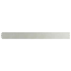 Bordure per Prato 10 pz 10x103 cm Acciaio Inossidabile
