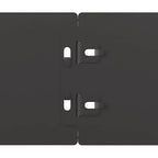 Bordure per Prato 50 pz Nere Acciaio Laminato a Freddo