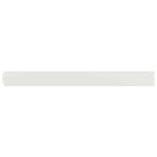 Bordure per Prato 50 pz Bianche Acciaio Laminato a Freddo