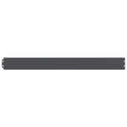 Bordure per Prato 50 pz Antracite Acciaio Laminato a Freddo