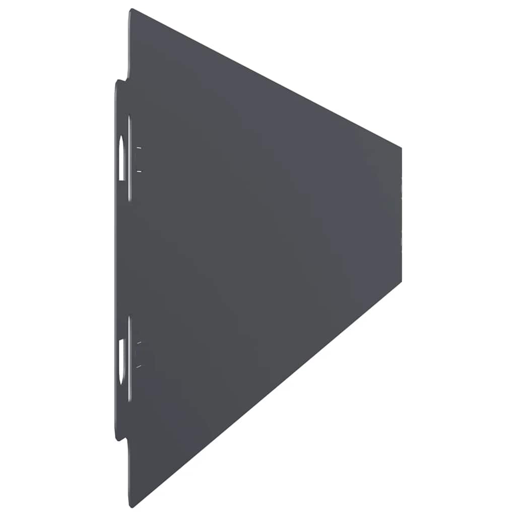 Bordure per Prato 50 pz Antracite Acciaio Laminato a Freddo