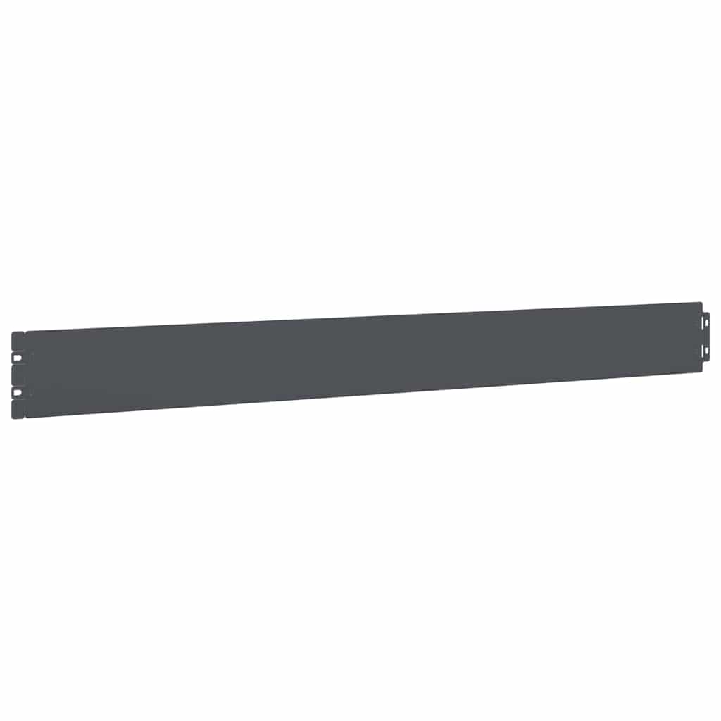 Bordure per Prato 50 pz Antracite Acciaio Laminato a Freddo