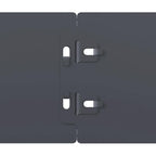 Bordure per Prato 50 pz Antracite Acciaio Laminato a Freddo