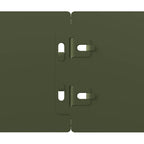 Bordure per Prato 50 pz Verde Oliva Acciaio Laminato a Freddo