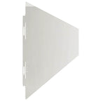 Bordure per Prato 50 pz 10x103 cm Acciaio Inossidabile