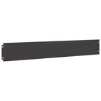 Bordure per Prato 10 pz Nere 15x103cm Acciaio Laminato a Freddo