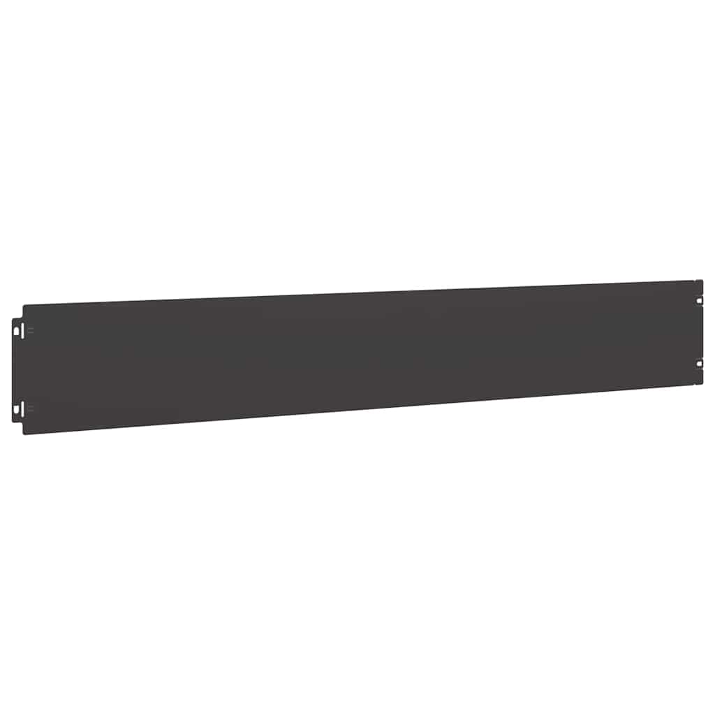 Bordure per Prato 10 pz Nere 15x103cm Acciaio Laminato a Freddo