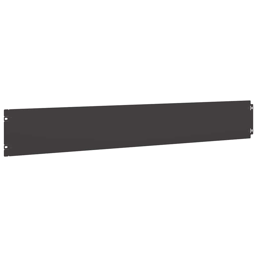 Bordure per Prato 10 pz Nere 15x103cm Acciaio Laminato a Freddo
